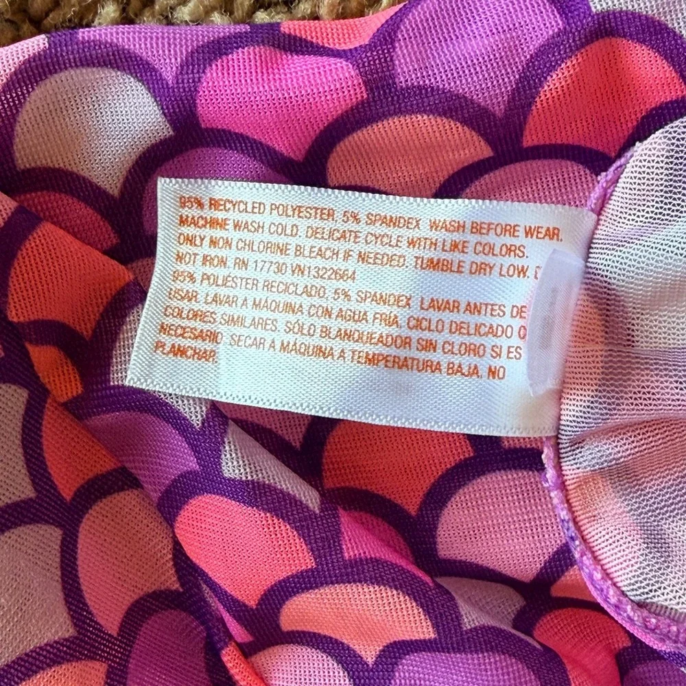 Target Cat & Jack Pink Purple Mermaid Mesh Swim Skirt Coverup Small 6/7 NWT NEW